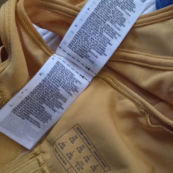 Adidas Mustard Yellow Sports Bra - Picture 4 of 6
